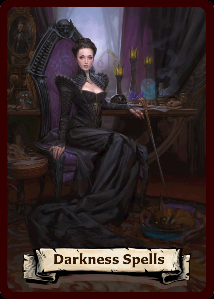 Darkness Spells - Back